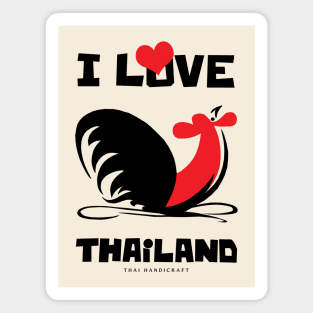 Rooster Thai Handicraft Magnet